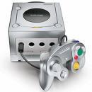 Nintendo Gamecube Console Platinum (Model DOL-101, 1 Controller, 59 Block Mem Card, AV & Power Cable)